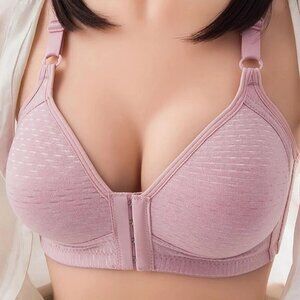 Push Up Bra Women Front Closure Wireless Lingerie Bras Vest Bralette Underwear
